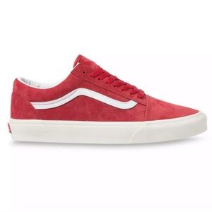 Vans Old Skool Pig Suede “Chili Pepper/True White”